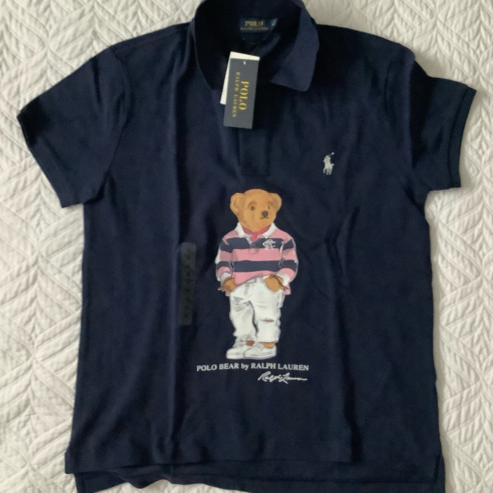 Polo by Ralph Lauren Polo with Bear Design - Navy